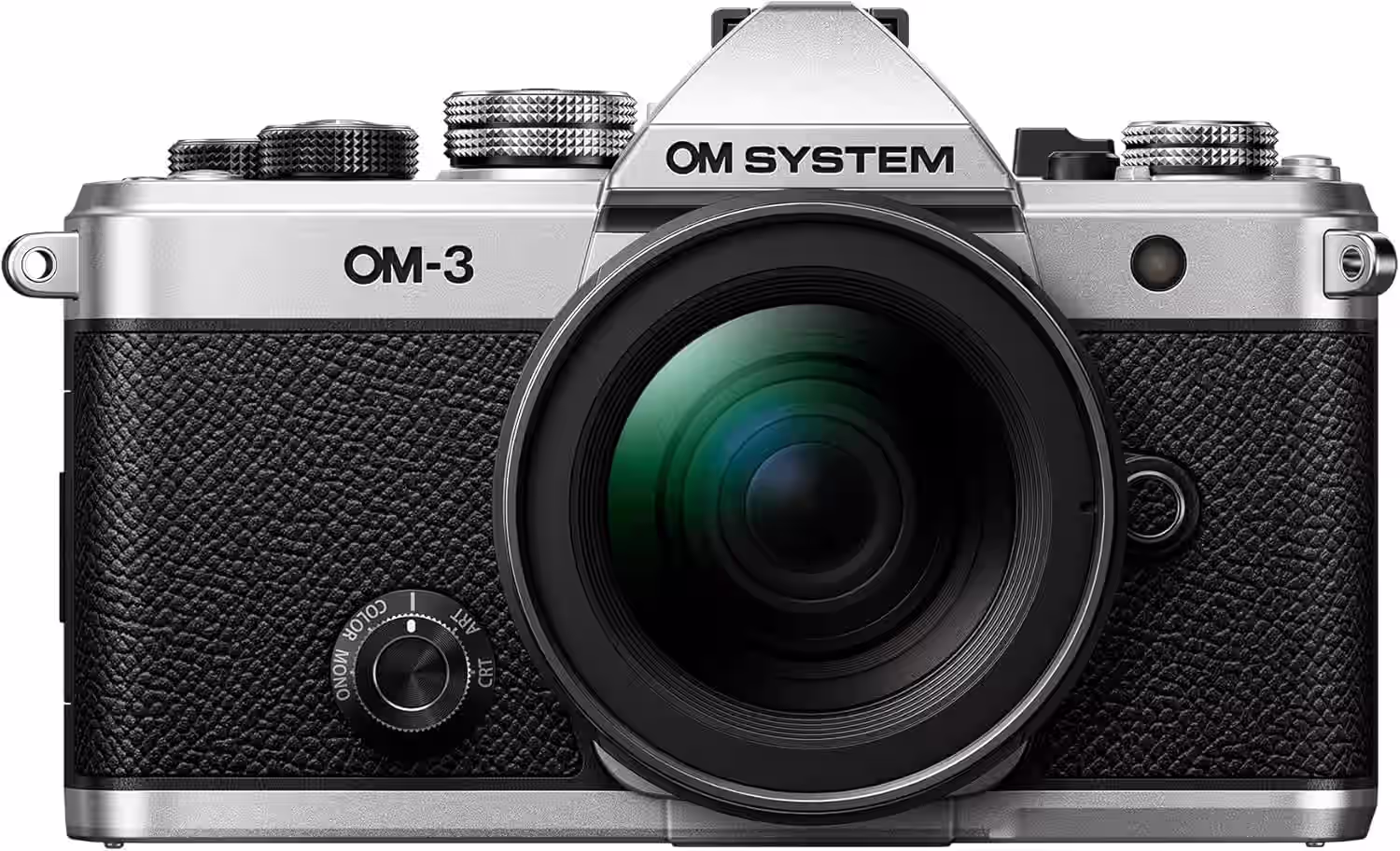 OM SYSTEM OM-3 Spiegellose Kamera mit 12-45mm f/4 Objektiv Silber mit M.Zuiko Digital ED 12-45mm F4.0 PRO