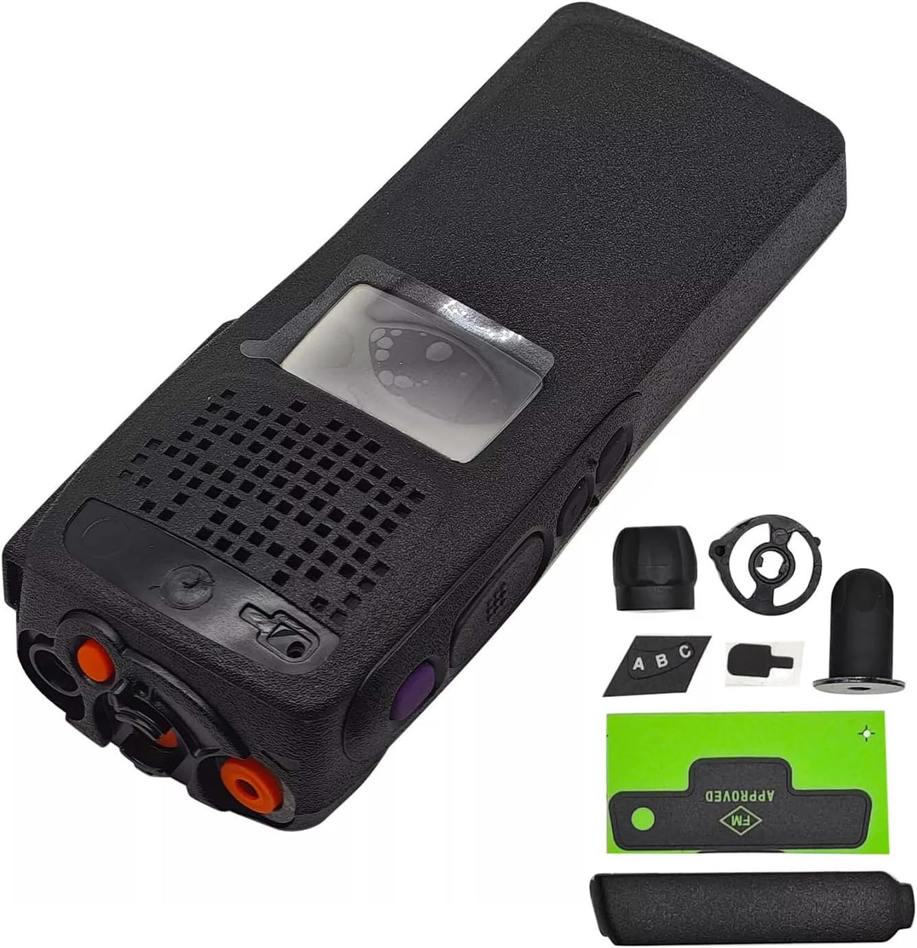 Walkie Talkie Front Outer Shell Plastic Protective Housing Case Cover for Motorola XTS1500 Model 1.5 Radio