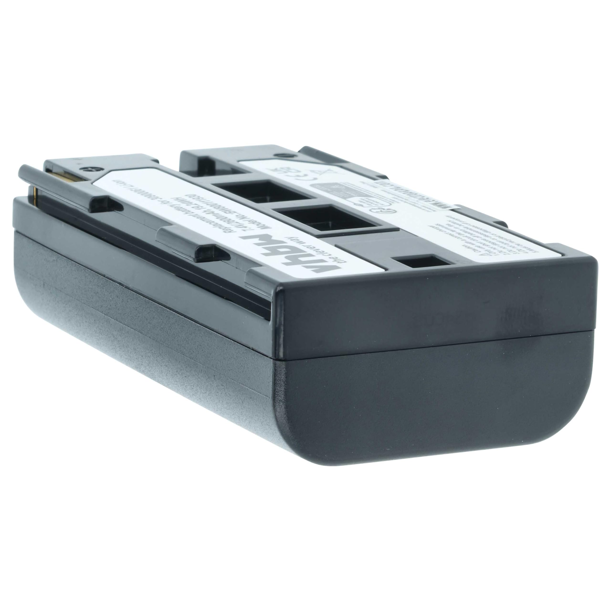 vhbw 2x batteria compatibile con Canon Optura UC-X2Hi, UC-X40Hi, UC-X30Hi, UC-X45Hi, UC-X55Hi, UC-X50Hi fotocamera (2600mAh, 7,2V, Li-Ion)
