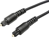 KnnX 28015 - Câble optique audio numérique Toslink SPDIF 10m - Mâle vers mâle - pour connecter barres de son, Blu-ray, DVD, systèmes Home Cinéma, préamplificateurs, PS4, Xbox et Playstation à un télév
