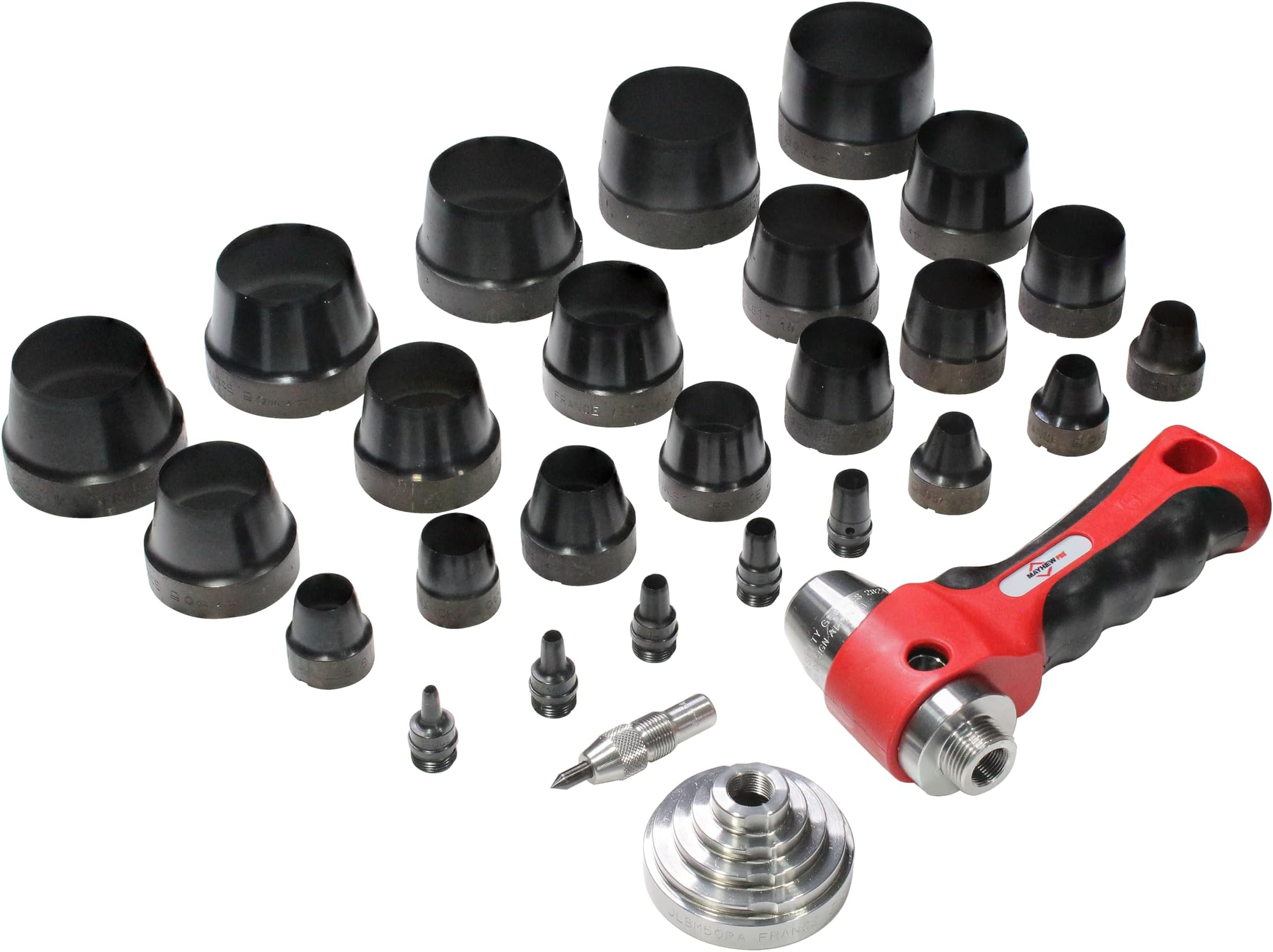 Pro 66080 1/8-Inch to 2-Inch Imperial SAE Hollow Punch Set
