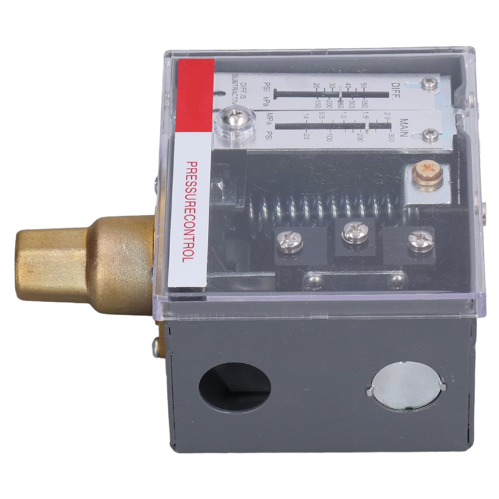 LF56 Przełącznik Ciśnieniowy NPT1/4-18 SPDT Regulowany Sterownik do Systemu Wieży ciśnień z parą ciekłą i Gazem w Kotle Powietrznym Zakres 20-300 Psi