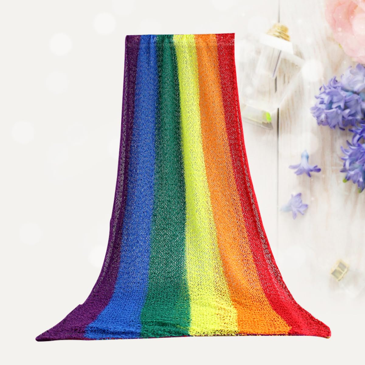 BESTonZON 3 Pz Coperta Del Bambino Fasce Del Bambino Coperta Del Bambino Swaddle Fasce Per Neonati Oggetti Di Scena Neonato Swaddler Neonato Arcobaleno Fotografia Infantile