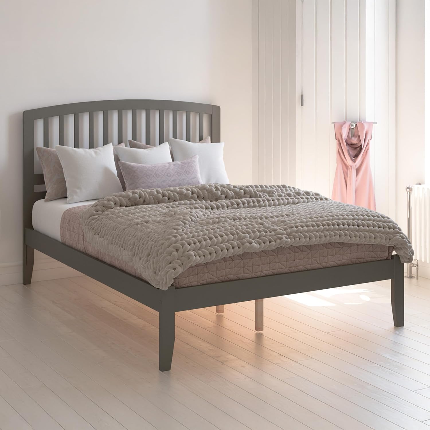 AFI, Richmond King Platform Bed, Grey