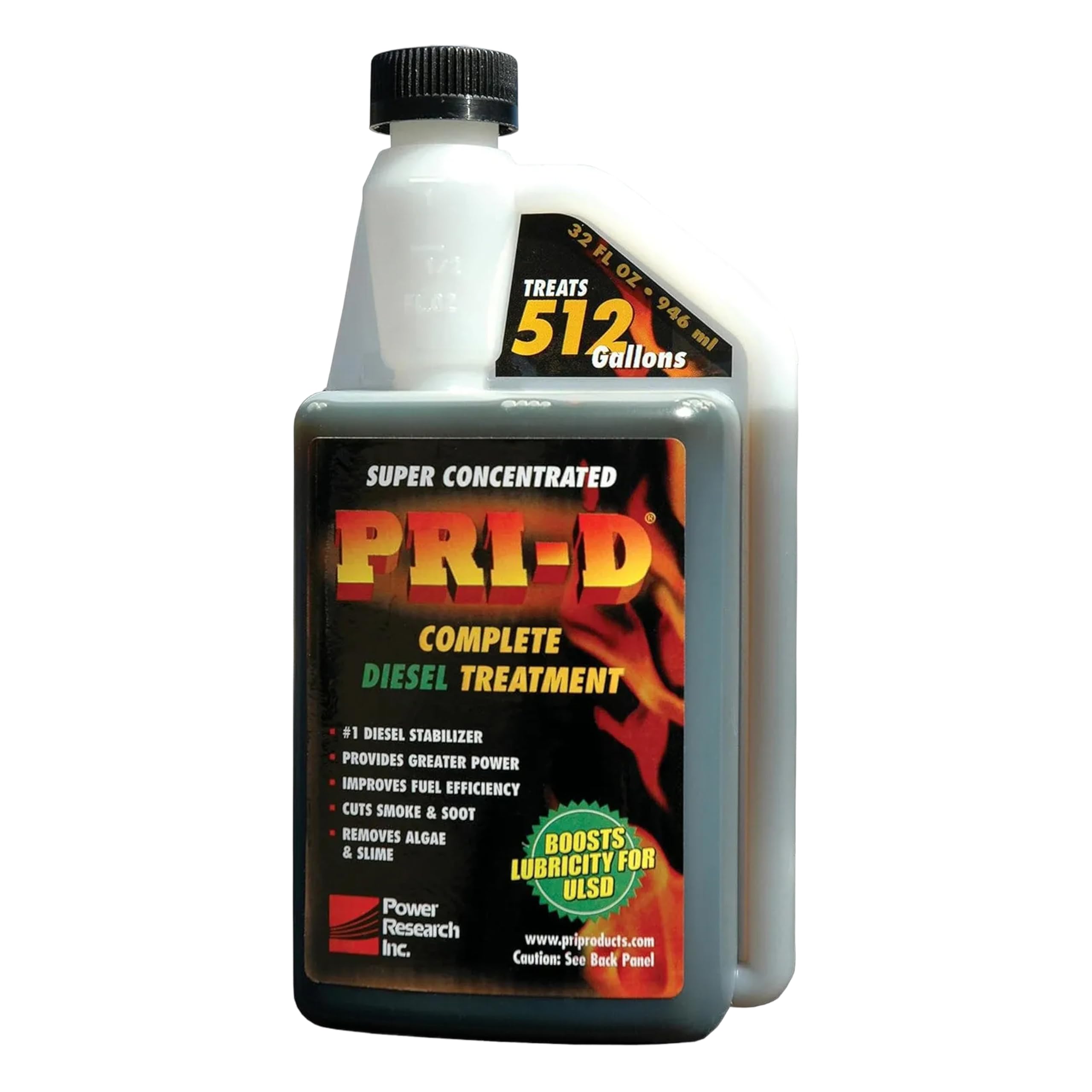 SAFECASTLE PRI-D 32 Oz Fuel Diesel Treatment for Lubricity & Stability Improved Performance, Maintenance, and Emissions Reductions, Maximum Lubricity Protection, Super Concentrated & Safe Pack of 1