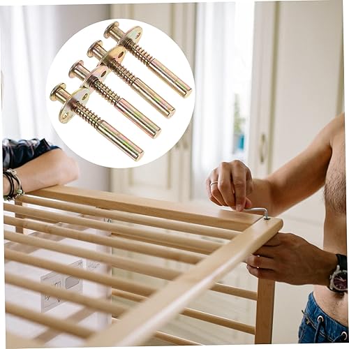 Miniatura 6 de DOITOOL 4pcs Spring Loaded Latches for Bed Rails Cabinet Spring Catch Window Screen Pin