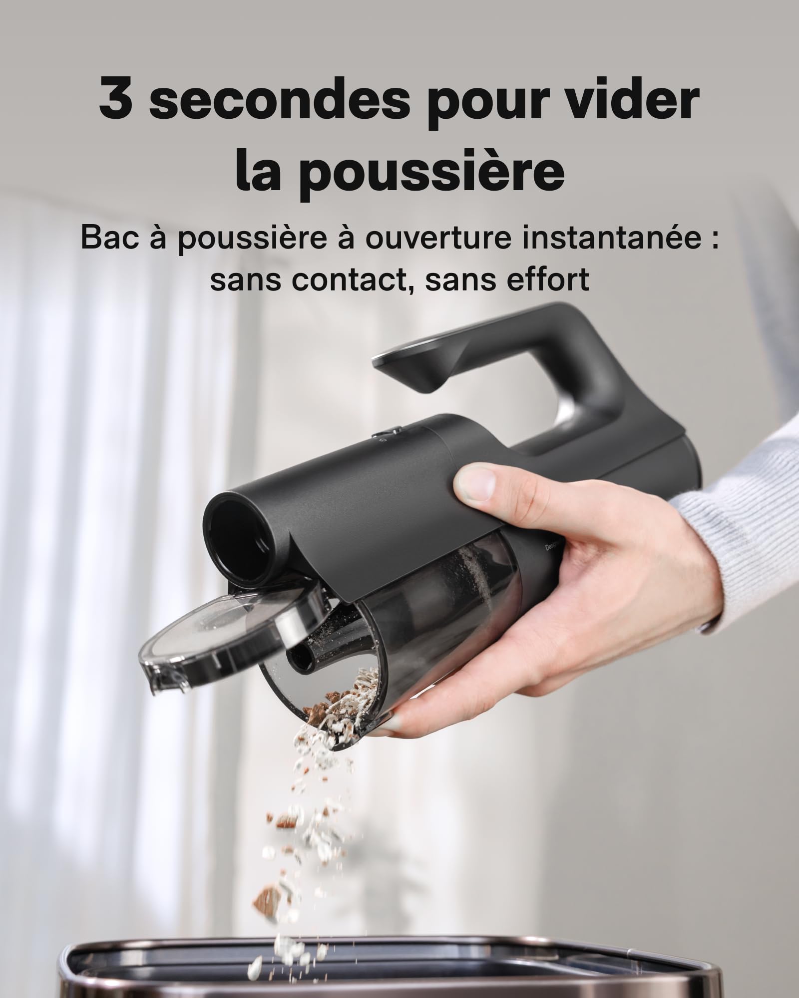 HOTO BlowVac Aspirateur à Main 2 en 1, 23000 Pa sans Fil Souffleur Voiture