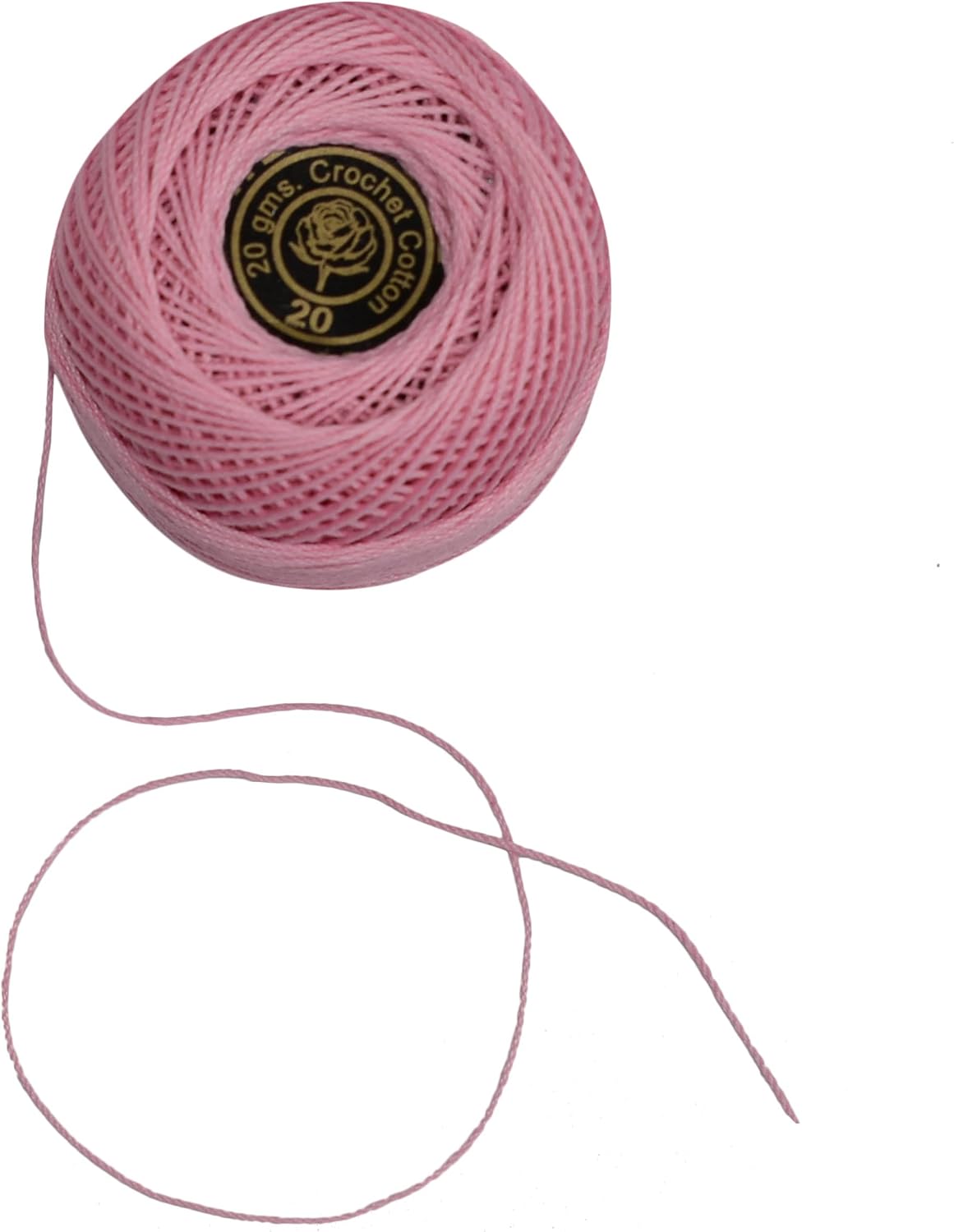 Red Rose Crochet Threads Balls Hand Embriodery Beautiful Needle Crafting Yarn