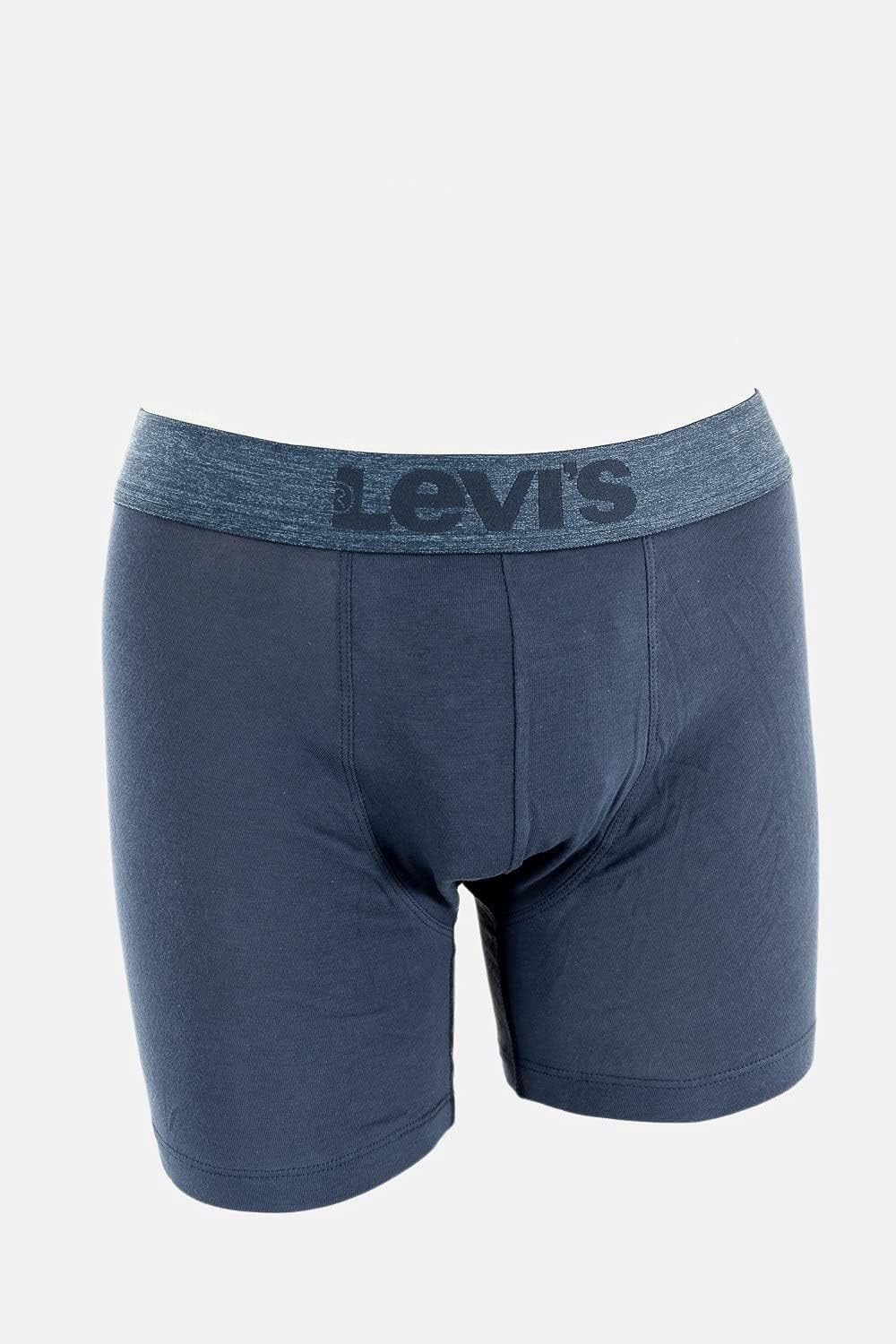 Levi's Herren Levi's Melange Waistband Organic Cotton Men's Boxer Briefs 2 Pack Boxer Briefs
