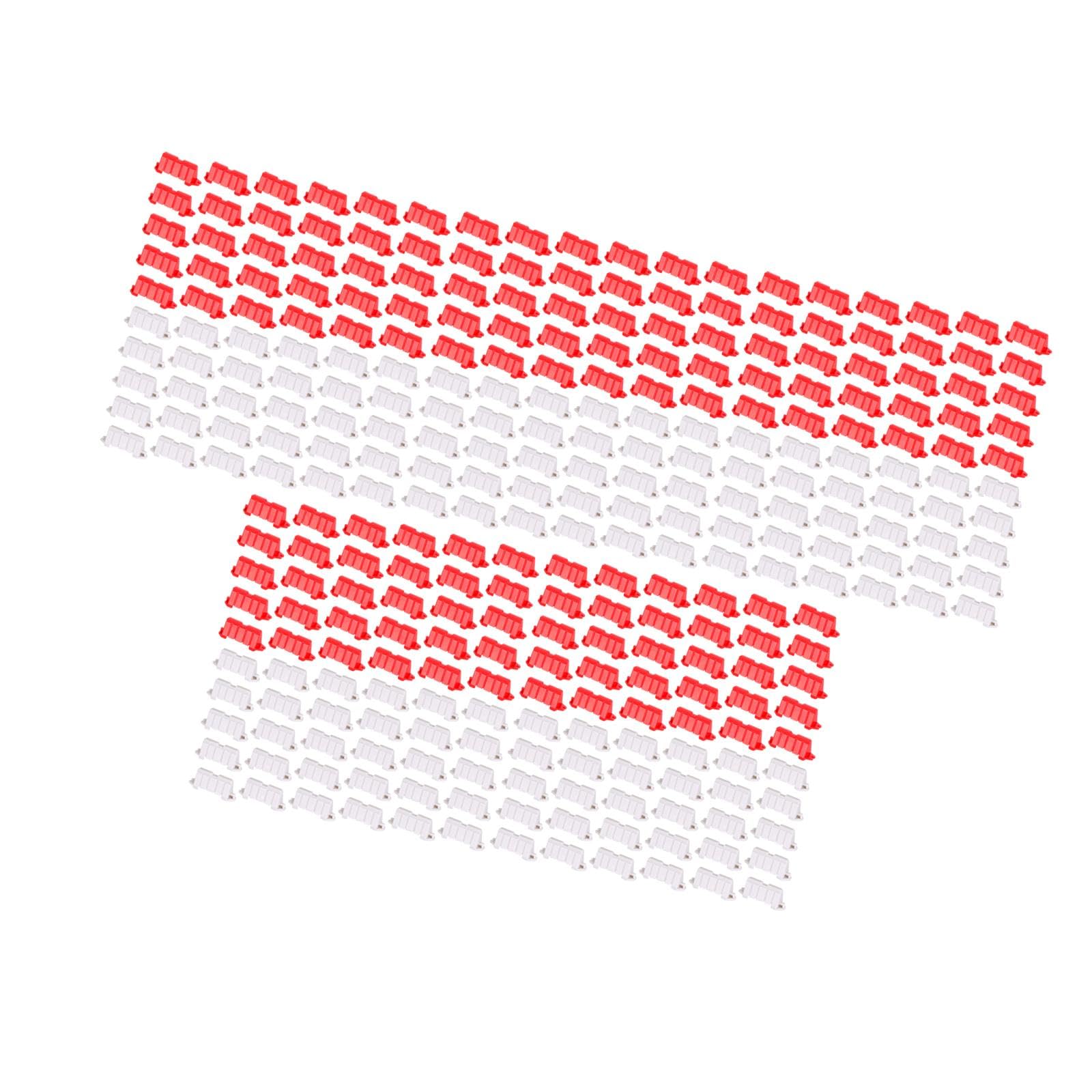 Kit Piste RC Modulaire avec Barrières Routières Résistantes aux Chocs pour Voitures RC 1:14 à 1:28, Accessoire Robuste, Installation Facile- 300 Pièces