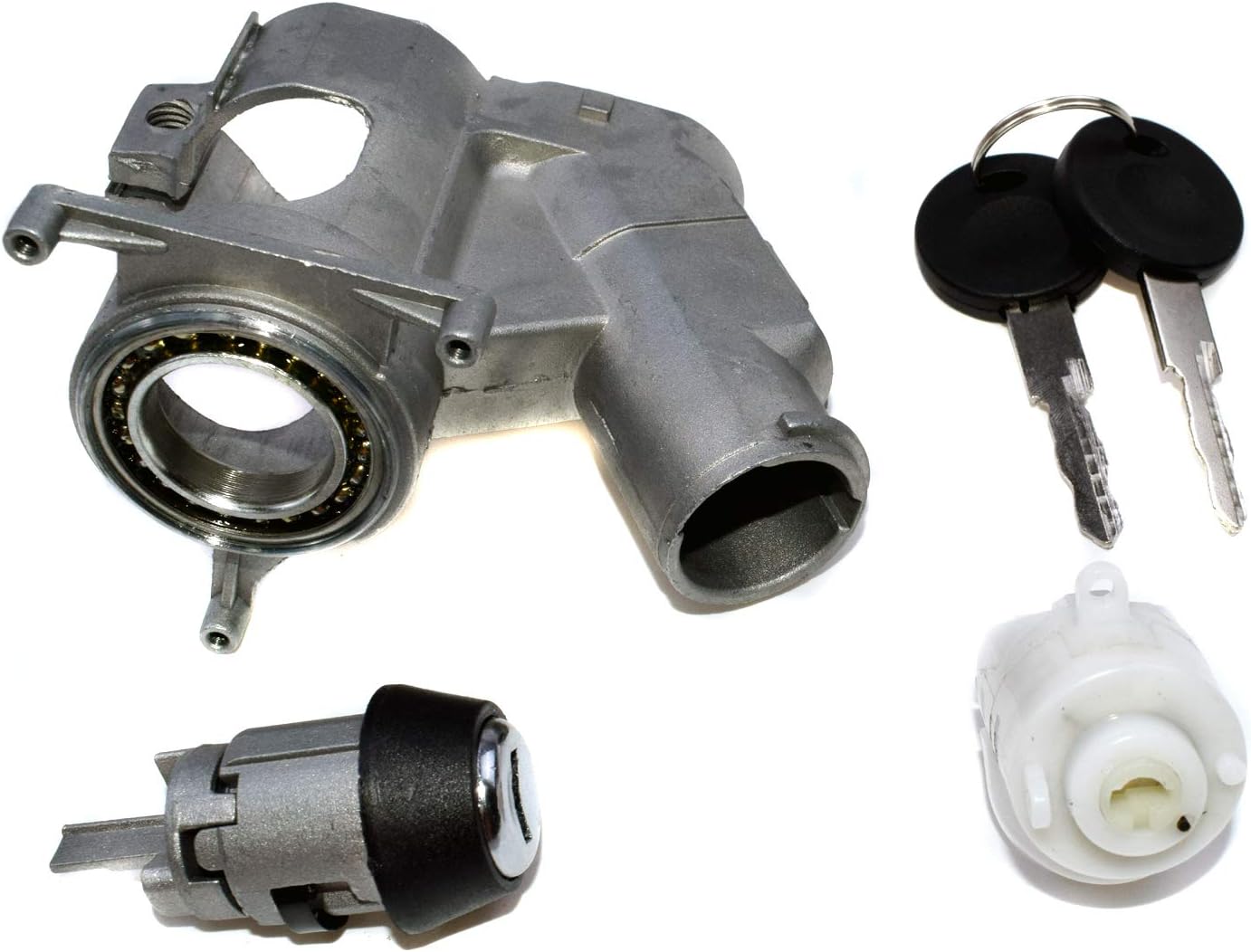 Ignition Column Lock Cylinder +Housing +Switch Kit Fit For VW Jetta Golf Transporter Audi 4000 321905851D,111905865L