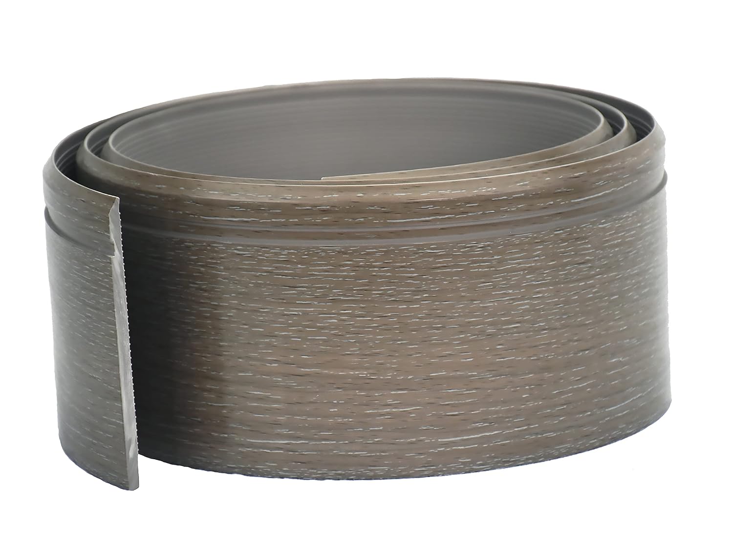 Baseboard Trim Rubber Wall Base-Vinyl Baseboard Molding Trim-1/4-inch Rreinforced Rubber Base Molding With Wooden Finish-Vinyl Wall Base Board Moulding Non Self Adhesive 4 inch x 16ft Dark (Dark 16ft)