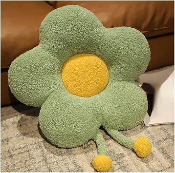 Cat Nest Interesting Flower Cat Sofa Bed Cute and Comfortable Pet Cat Bed Thickened Non-Slip Soft Cat and Dog Mat Indoor Cushion Suitable for Small Cats and Dogs Green