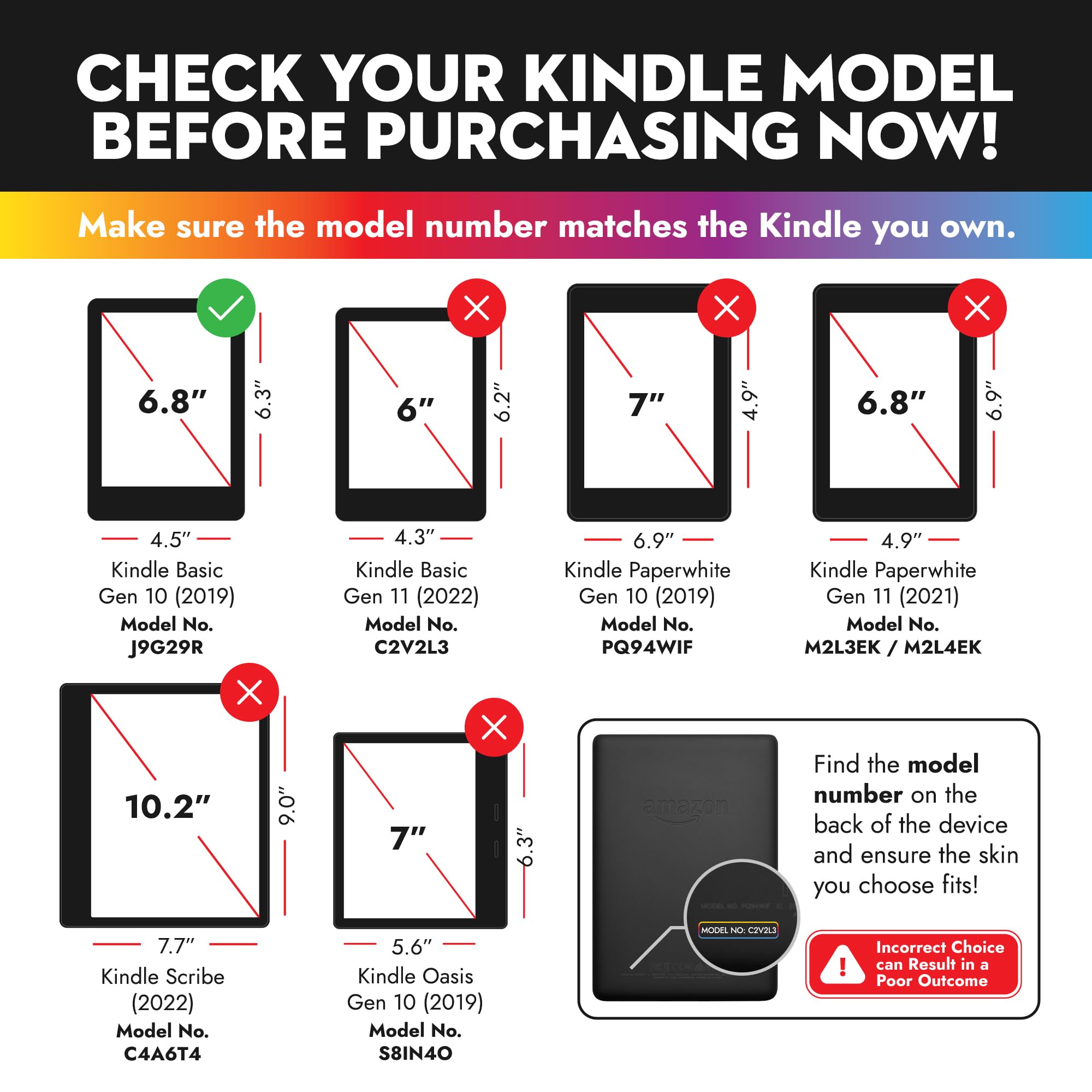 Tacky Design Skin adesiva per Kindle, motivo girasole giallo, motivo floreale per Kindle, in vinile di alta qualità, 3 m, avvolgimento completo per Kindle (10a generazione, 2019))