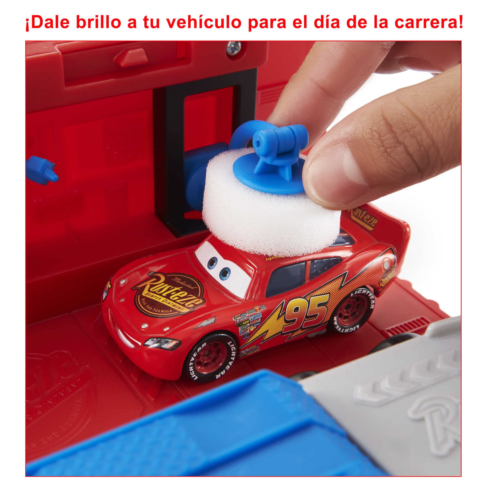 Mattel Cars Camión Mack convertible Pista para coches de juguete con lanzadores, regalo para niños +3 años (HDC75)