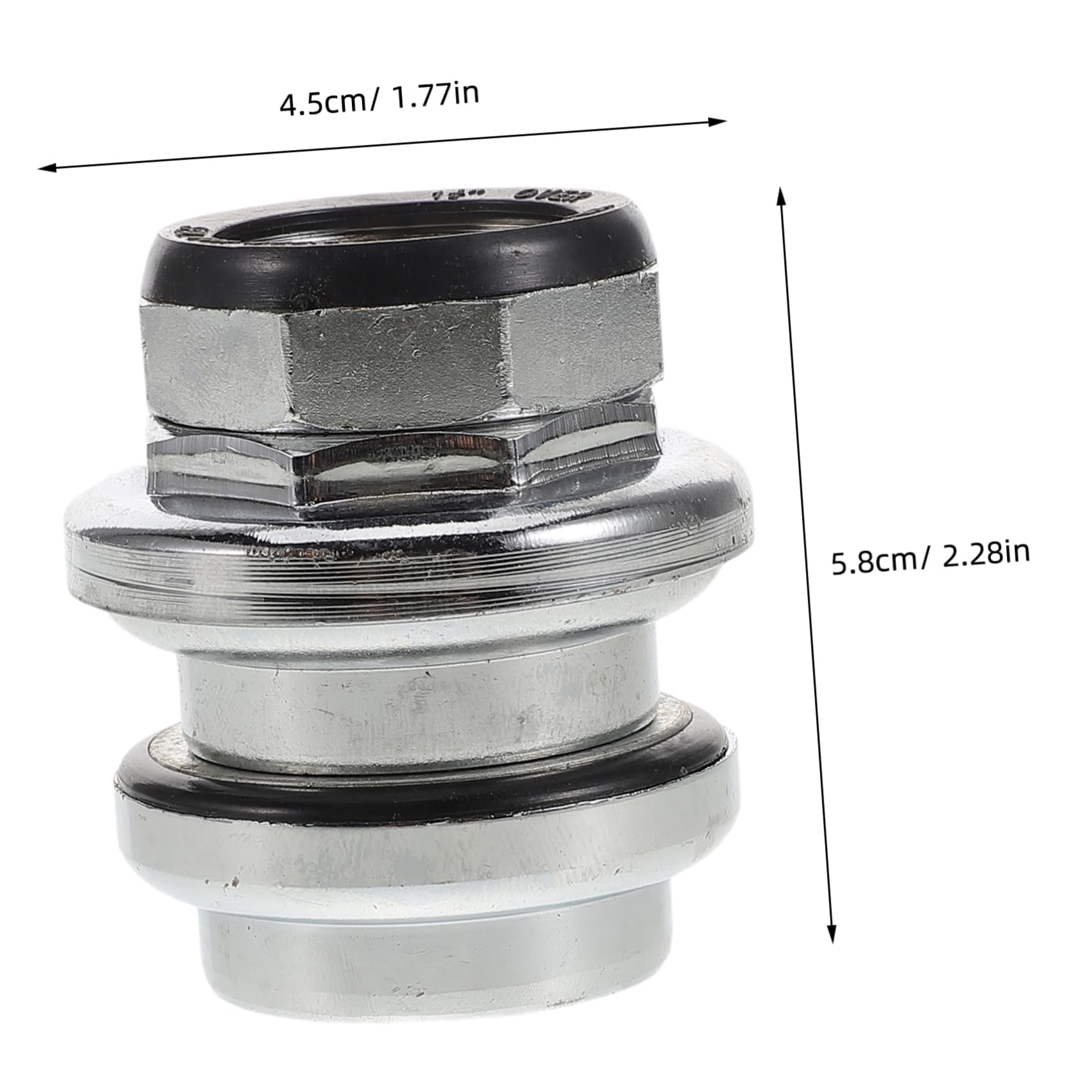 Yardwe Mountain Bike Front Fork Headset Bike Bearing Headset Replacement Parts Tapered Design