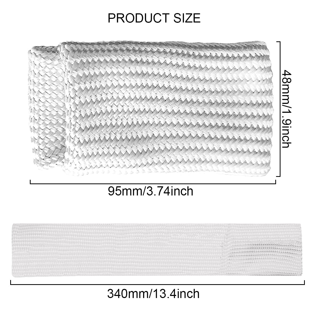 EATBALE 3 Pcs Welding Gloves Heat & Tricks for Tig Heat Shield Heat Resistant/Fiber High Temperature Resistance Anti-Cutting for TIG for MIG Welder(XL - Image 2