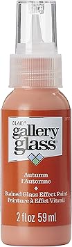 معرض الزجاج ، الخريف الزجاج الملون 2 fl oz Brilliant Smooth Finish Paint ، مثالي لسهولة تطبيق الفنون والحرف اليدوية DIY ، 19707