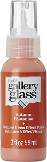 Gallery Glass, Autumn Stained Glass 2 fl oz Brilliant Smooth Finish Paint, Perfect for Easy to Apply DIY Arts and Crafts, 19707