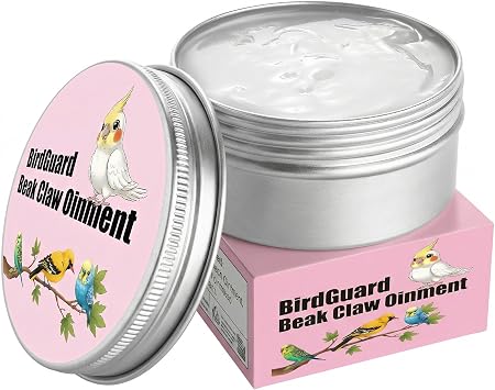 Bird Beak Care Balm & Parrot Foot Moisturizer, Hydrating Oil for Dry Cracked Beak & Skin, Bird Grooming Supplies for Parakeet, Cockatiel, Conure