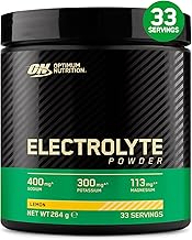 Optimum Nutrition Electrolyte Powder, Lemon Ready-to-Mix Formula, Sodium Magnesium Potassium Food Supplement for Workouts and Intense Training, 264 g, 33 Servings