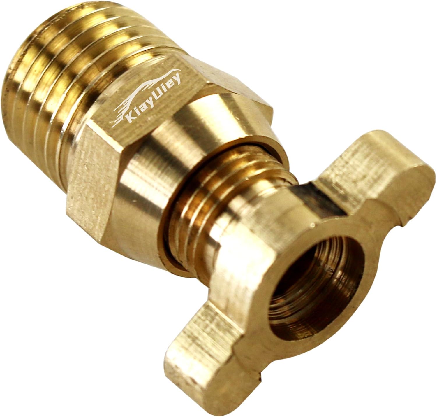 NPT 1/4" Radiator Drain Cock Brass Radiator Petcock Drain Plug Universal Style Thread Male Brass 1PCS
