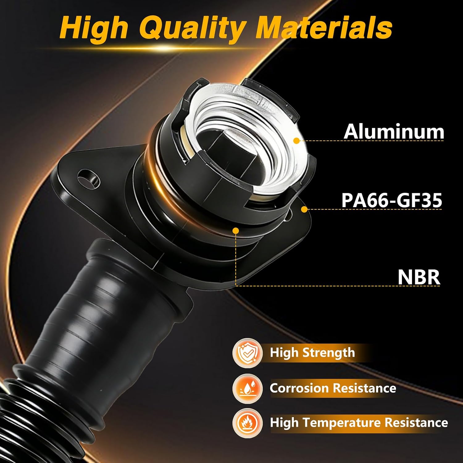 Crankcase Vent Hose, Engine Crankcase Breather Hose Compatible with BMW X1 X3 X4 X5 X6 135i 335i 435i 535i 640i N55 3.0L Replace#: 11127584128