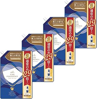 ファーファ 柔軟剤 ファインフレグランス オム 詰替 超特大 (1440ml) クリスタル ムスク の香り 4個 セット