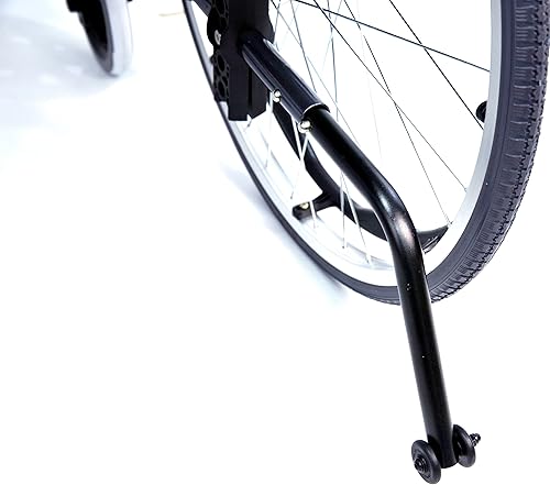 Miniatura 2 de Karman - Silla de ruedas ergonómica anti volquete serie S-305, color negro