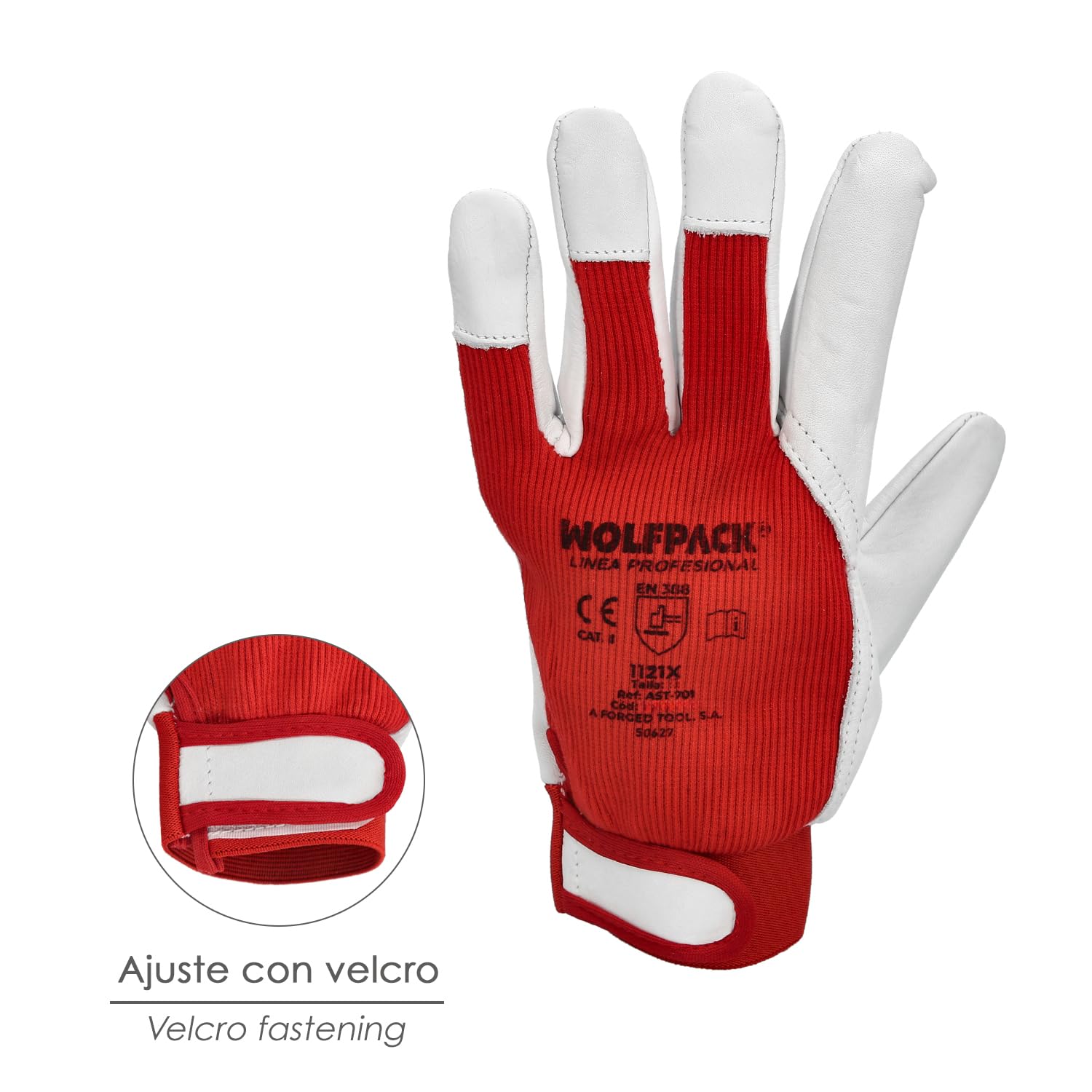Wolfpack 15031507 Guanto Wolfpack Glovex Nitrolo-Foam 10″ Nero