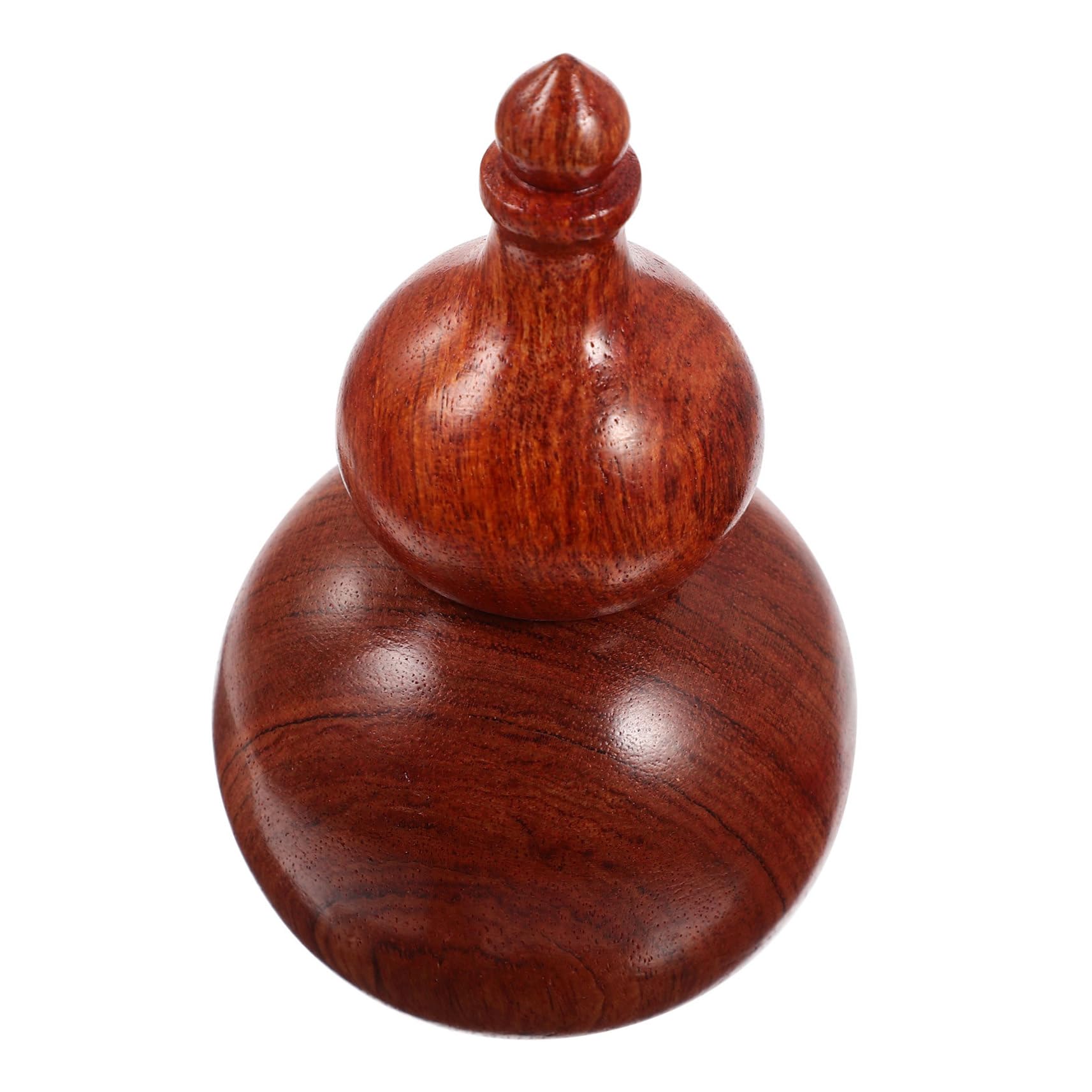 FUNOMOCYA Toothpick Holder Desk Dispenser Decorative Jewelry Case Fruit Pick Holder Tabletop Toothpick Dispenser Fruit Containers Reusable Toothpick Dispenser Feng Shui Gourd Rosewood