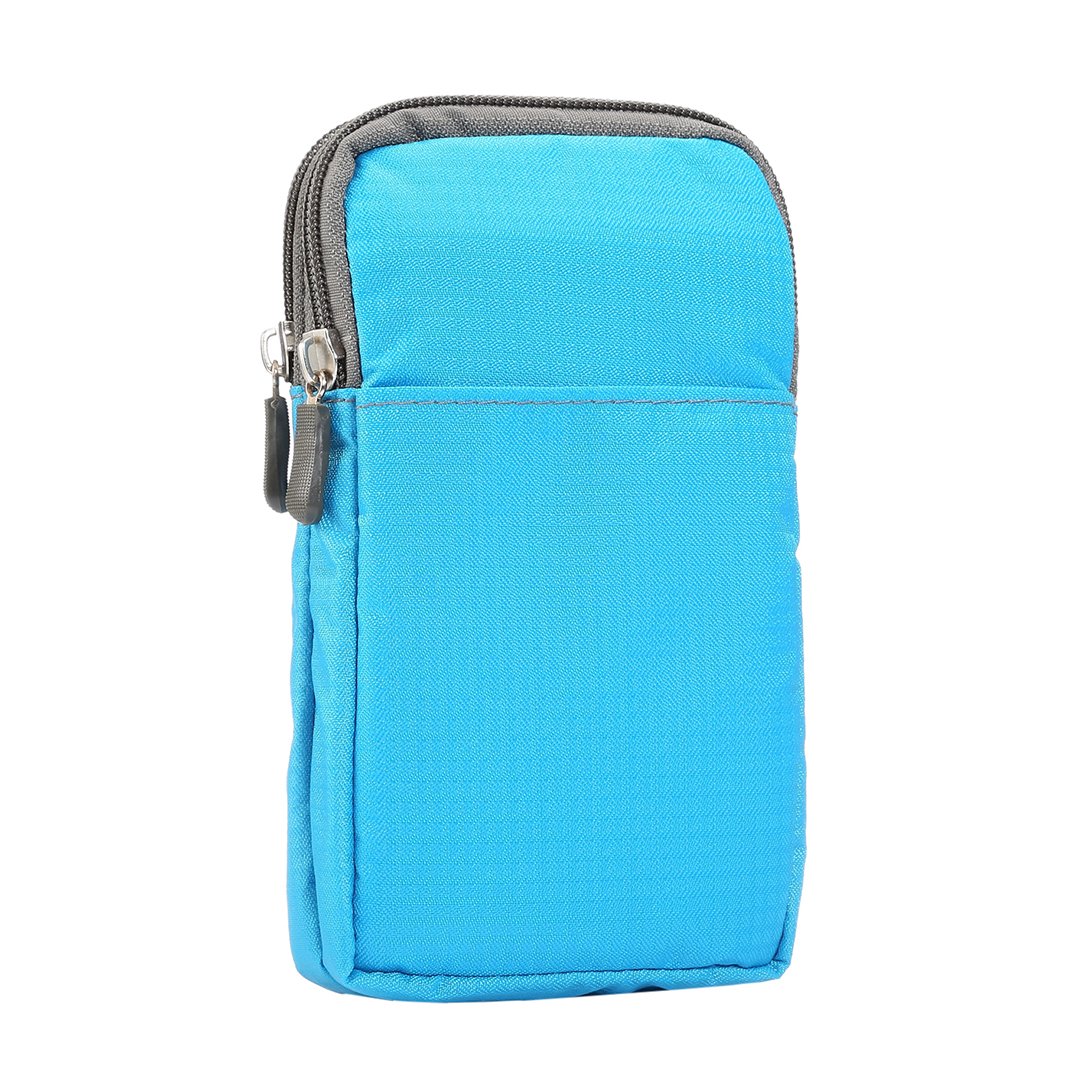 Moon Mood® Handy-Umhängetasche Aus Nylon – Kleine Gürteltasche Für Smartphones Bis 6 Zoll, Schwarz