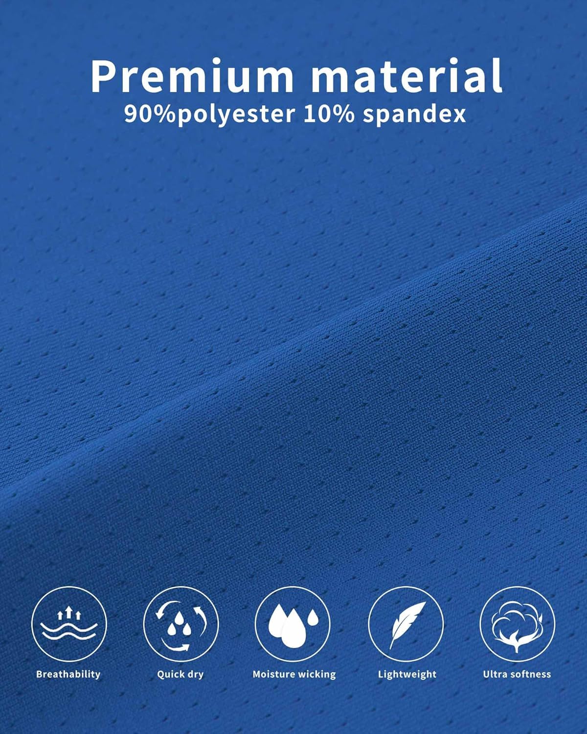 Men's Breathable Mesh Tagless Athletic Work Underwear Boxer Briefs, Pack of 5 - Image 3