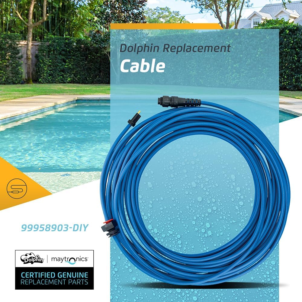 Dolphin Genuine Replacement Part Durable 60 FT Blue Cable 99958903-DIY