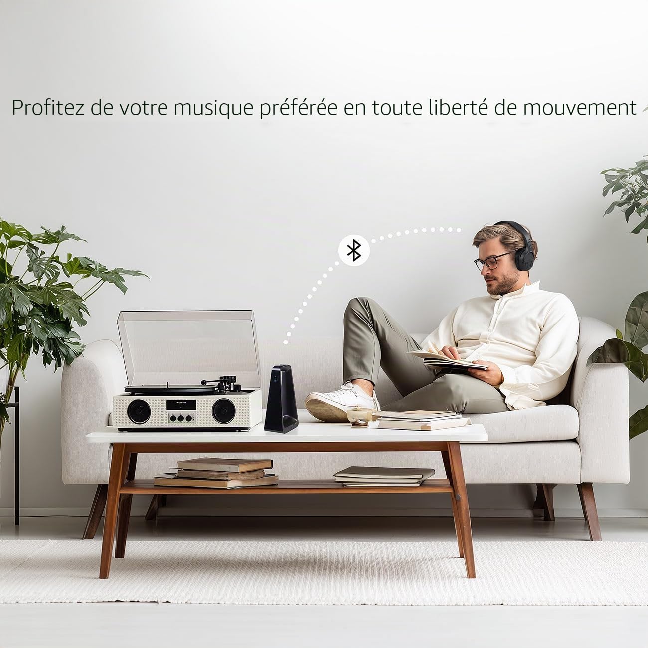 auvisio Casque stéréo sans Fil avec processeur de Signal numérique OK-320