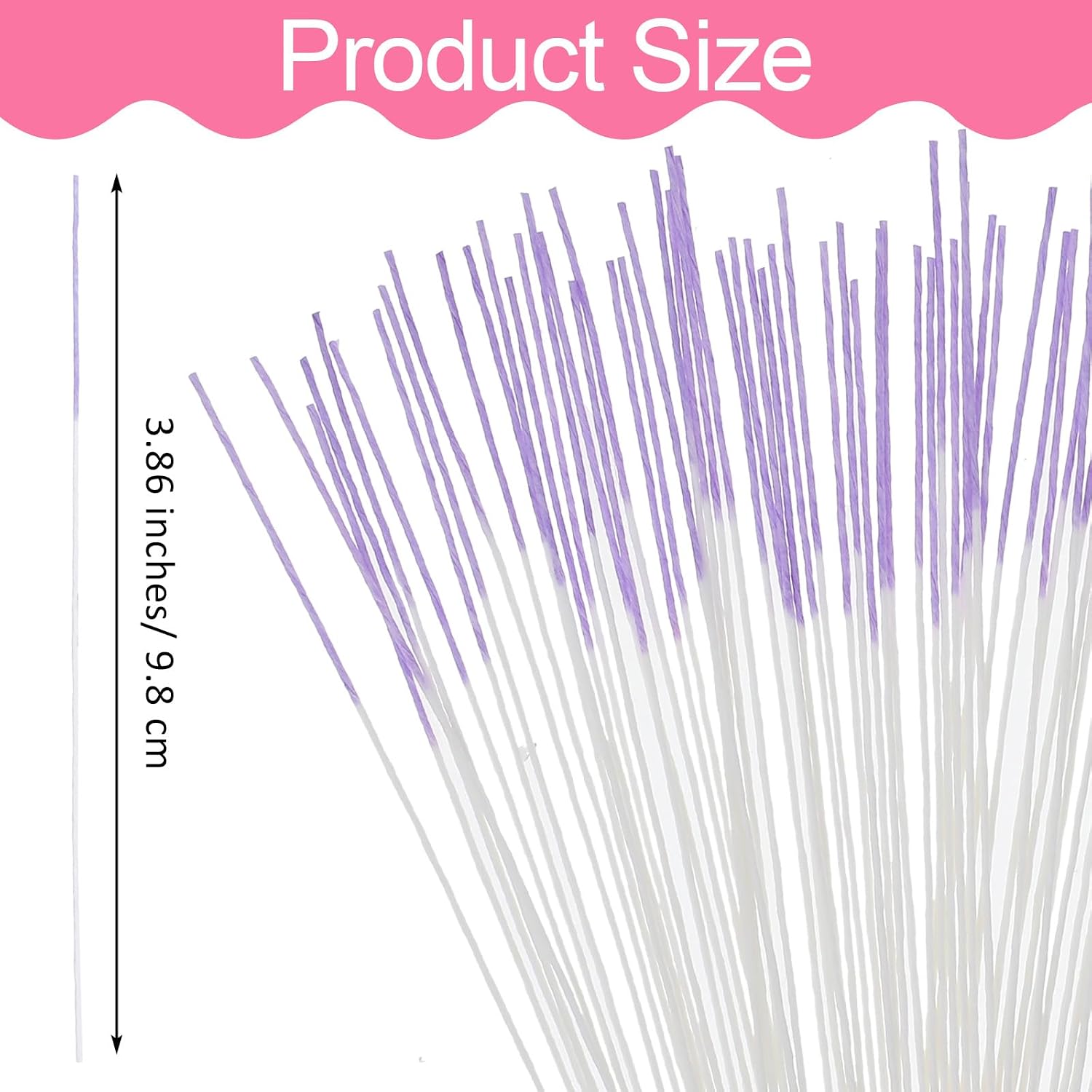 320PCS Ear Hole Floss Piercing Cleaner Floss Ear Hole Care Cleaning Tool Disposable Piercing Aftercare Cleaning Line for Girl (Blue/Purple)