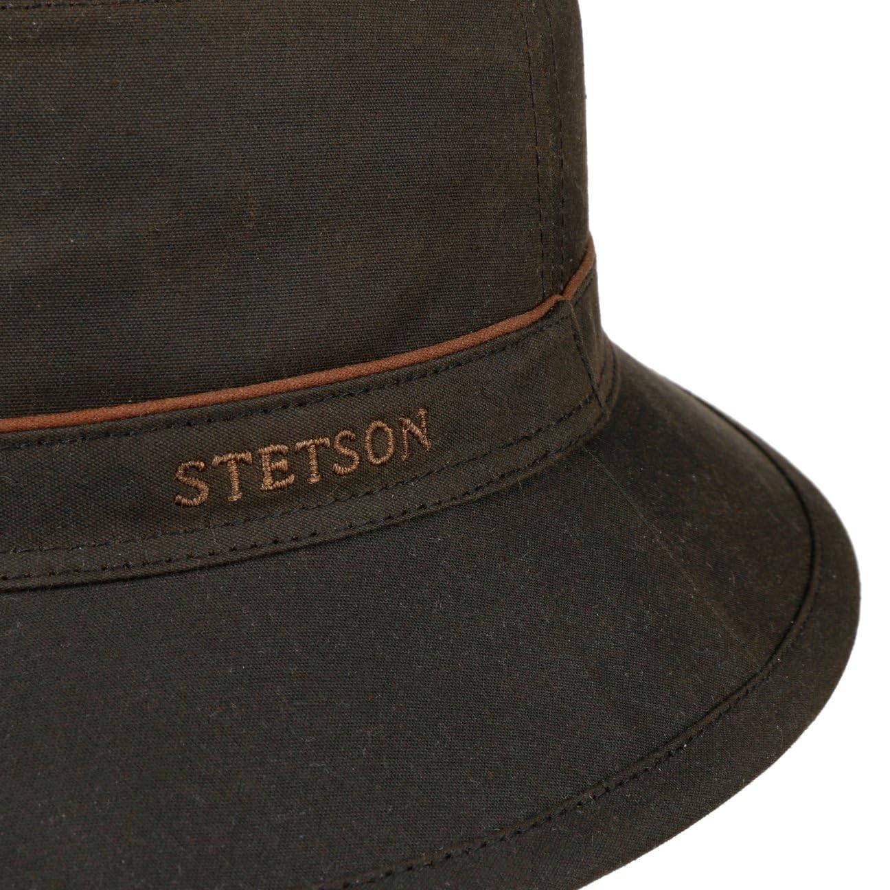 Stetson Avasun Cappello Bucket in Cotone Cerato Protezione UV 40 Uomo Autunno Inverno