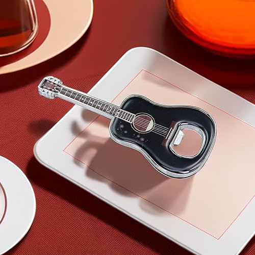 Miniatura 4 de 1 piezajuego de abrebotellas en forma de guitarra de cerveza, abrebotellas, guitarra, regalo, accesorios de cocina para bebedores, amantes de la