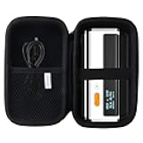 JINMEI Hard EVA Carrying Case Compatible with Lovia/Wellue Smart Blood Pressure Monitor,Upper Arm Cuff BP Machine Storage case.