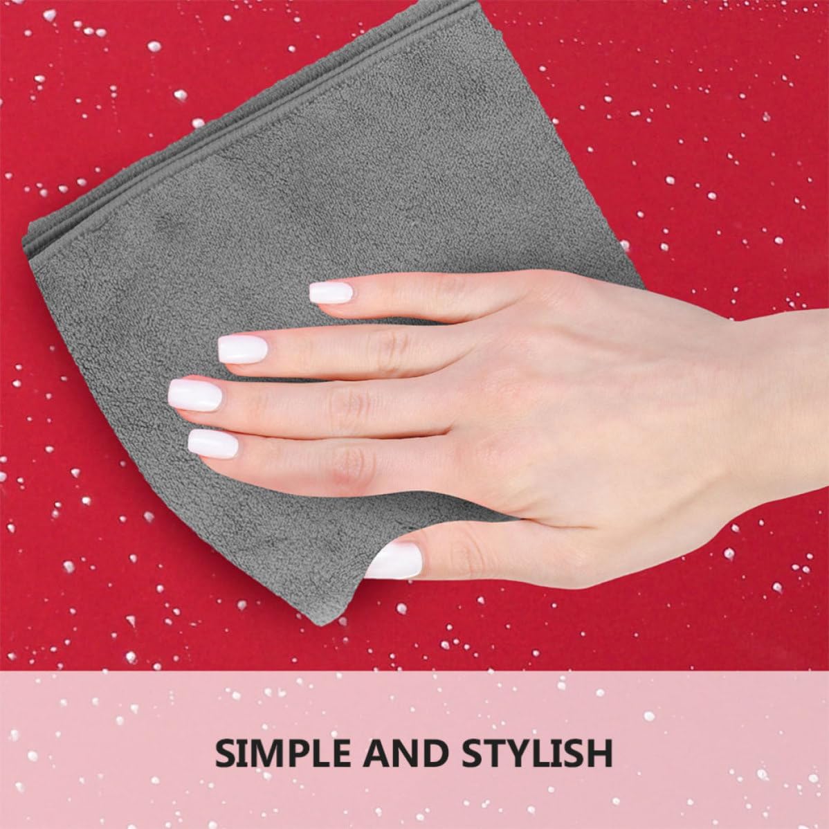 2pcs Car Care Towels Coral Fleece Microfiber Car Wash Dry Towels High Absorbency Nonscratch Detailing Cloths for Interior and Exterior Cleaning