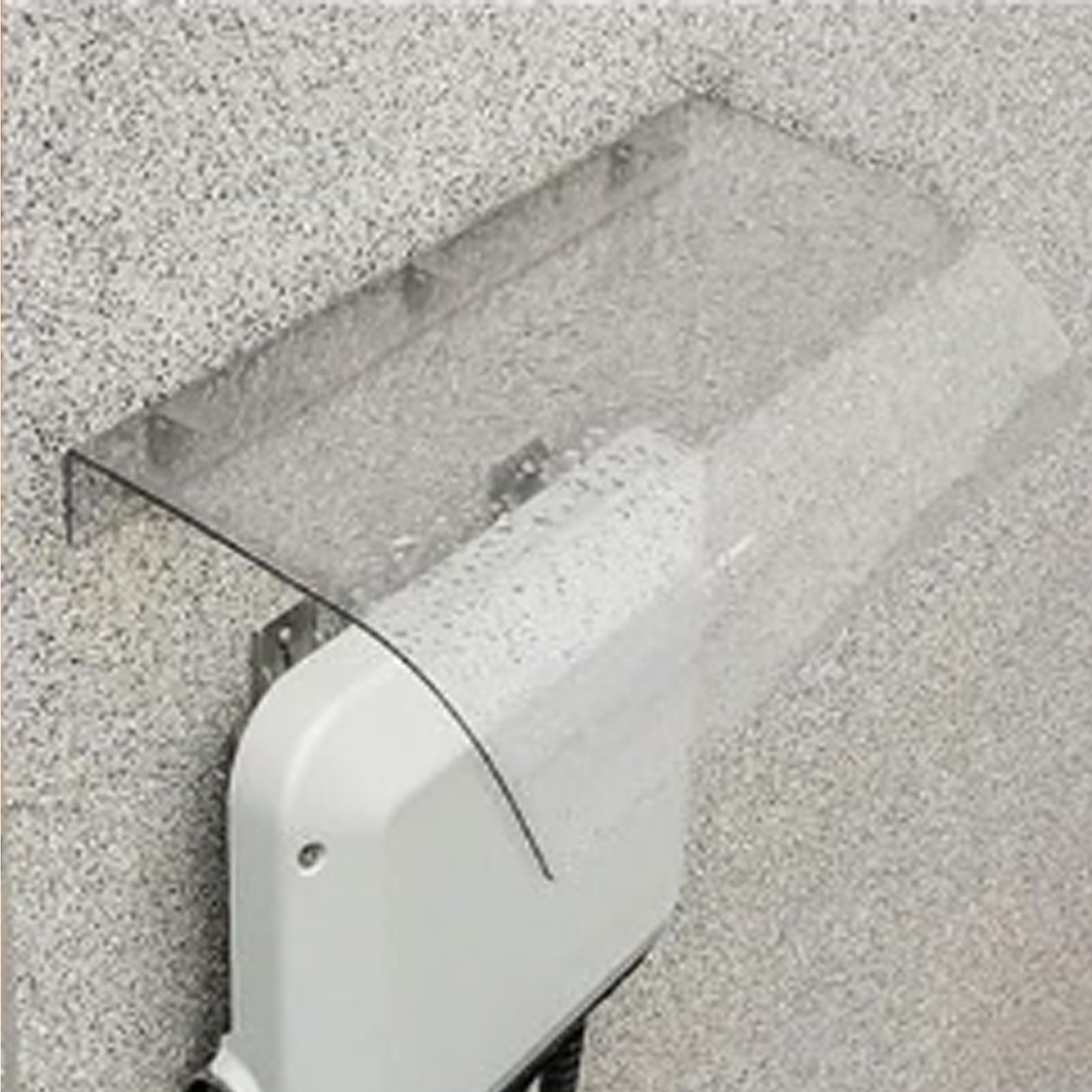 Auvent transparent polycarbonate extérieur pour portes et fenêtres