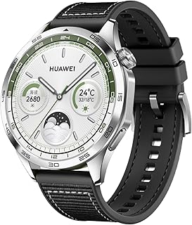 [Etsbaocy] 22 mm バンド Huawei Watch GT 6 Pro/GT 6/GT 5 Pro/GT 5/4 46mm/Huawei Watch 5/4 46mm 対応 交換バンド 交換ベルト替えベルト シリコン+ナイロン製 柔らかい - ブラック