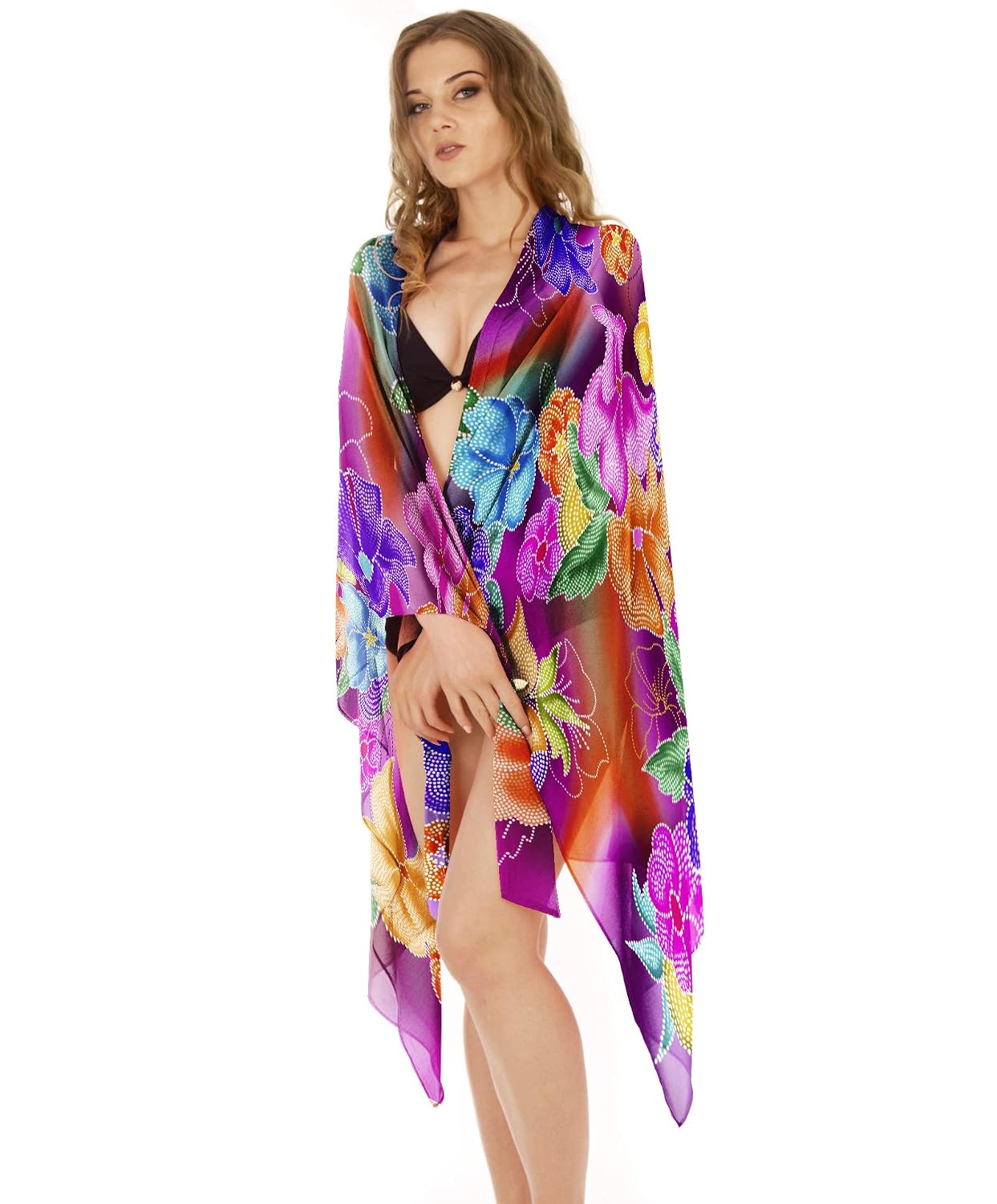 SAMEEHA Women's Premium Beachwear Body Coverup Wrap Pareo Swimsuit, Free Size - Review, Price and Buying Guide
