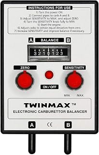 Twinmax carb synchronizer fuel injection synchronizer