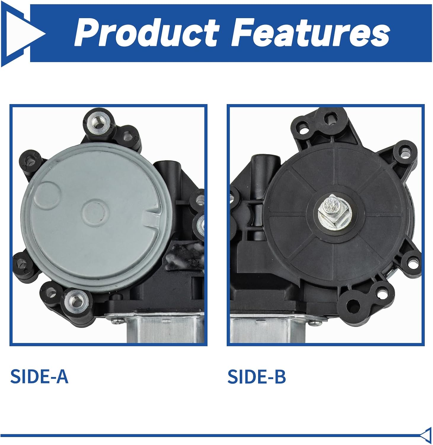 Obaee Window Lift Motor Front Left Driver Side Compatible with Nissan Titan 2004-2015, Armada 2005-2014, Pathfinder Armada 2004 & Infiniti QX56 2004-2013, Replace 80731-9FJ0A, 80731-ZT01A, 742-527