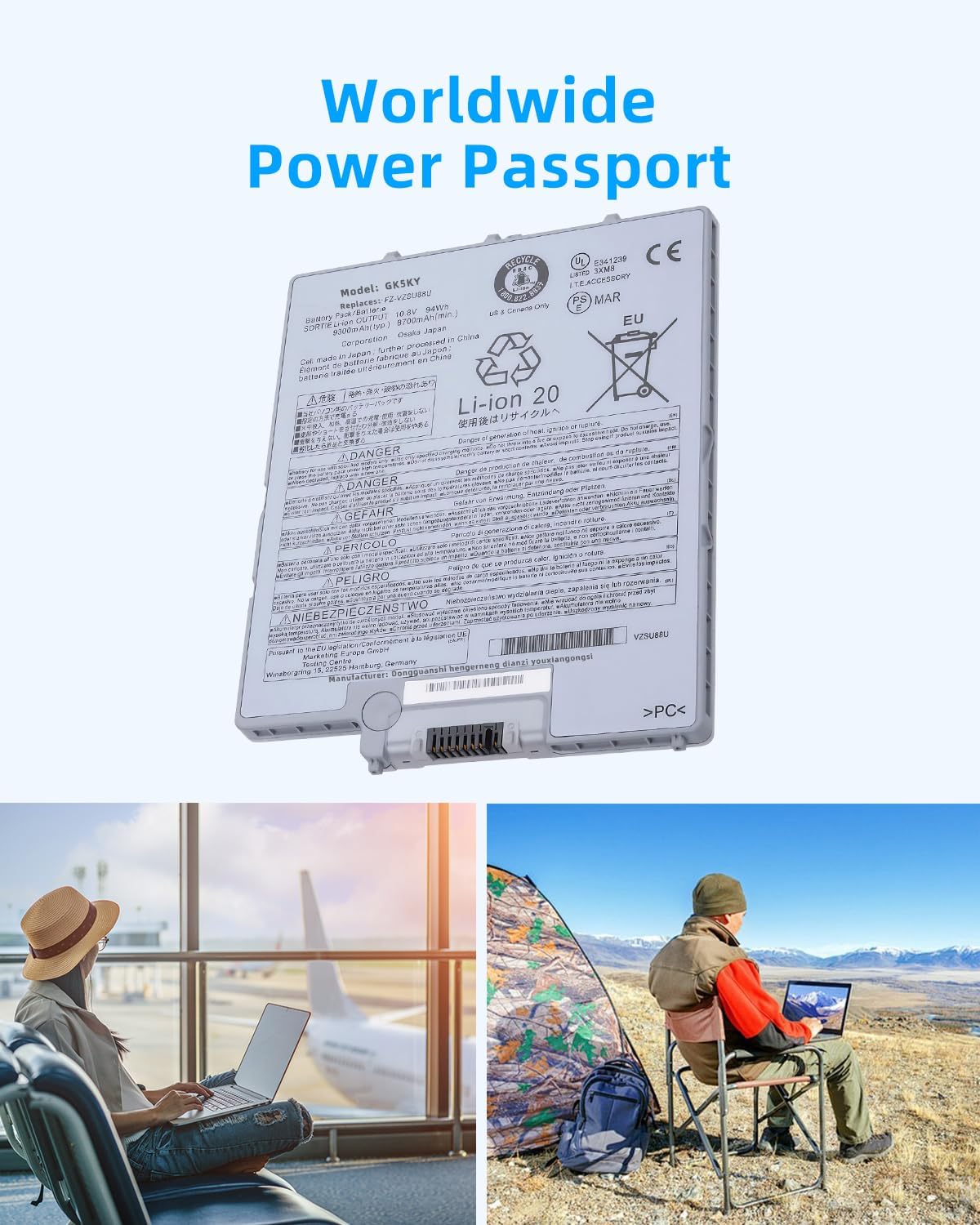 94Wh FZ-VZSU88U FZ-VZSU84U Laptop Battery for Panasonic for Toughpad FZ-G1 FZG1 Series Tablet PC Battery FZ-G1A FZ-G1B FZ-G1C FZ-G1F FZ-G1J FZ-G1K FZ-G1L FZ-G1M FZ-G1N High Performance