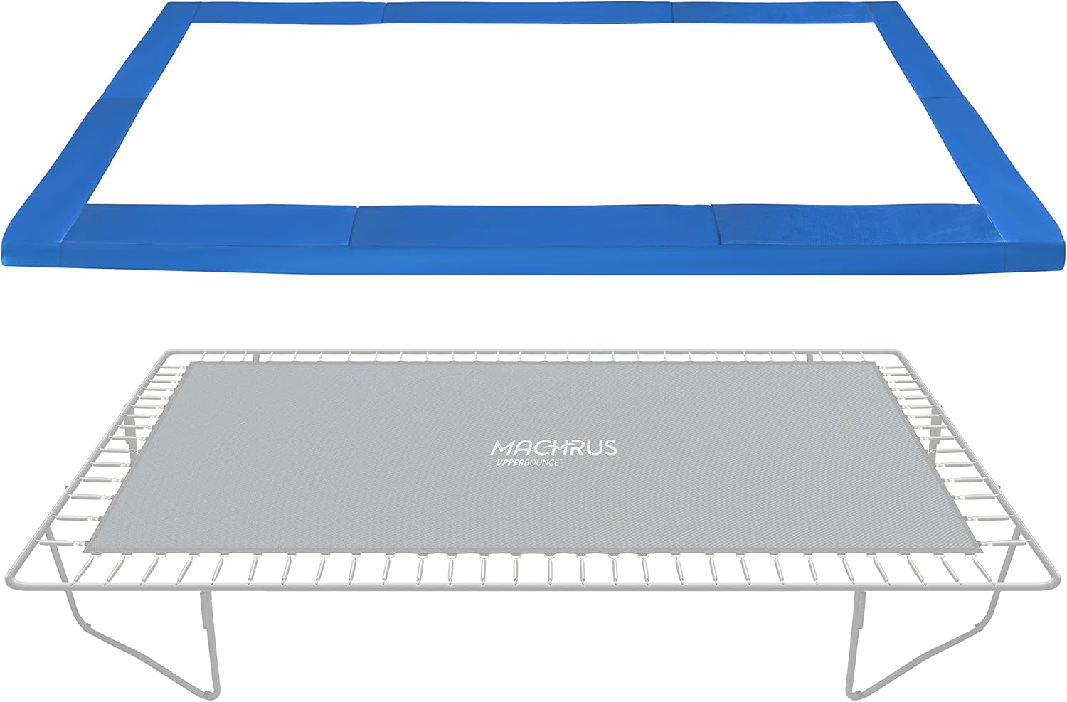 Machrus Upper Bounce Trampoline Safety Pad Spring Cover, Replacement Accessories and Parts, PVC Skirt, Waterproof, Crack-Resistant