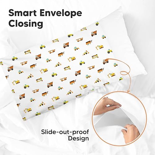 Miniatura 151 de KeaBabies Funda de almohada para niños pequeños de 13 x 18 pulgadas, funda de almohada de algodón orgánico para niños, niñas, funda de algodón suave