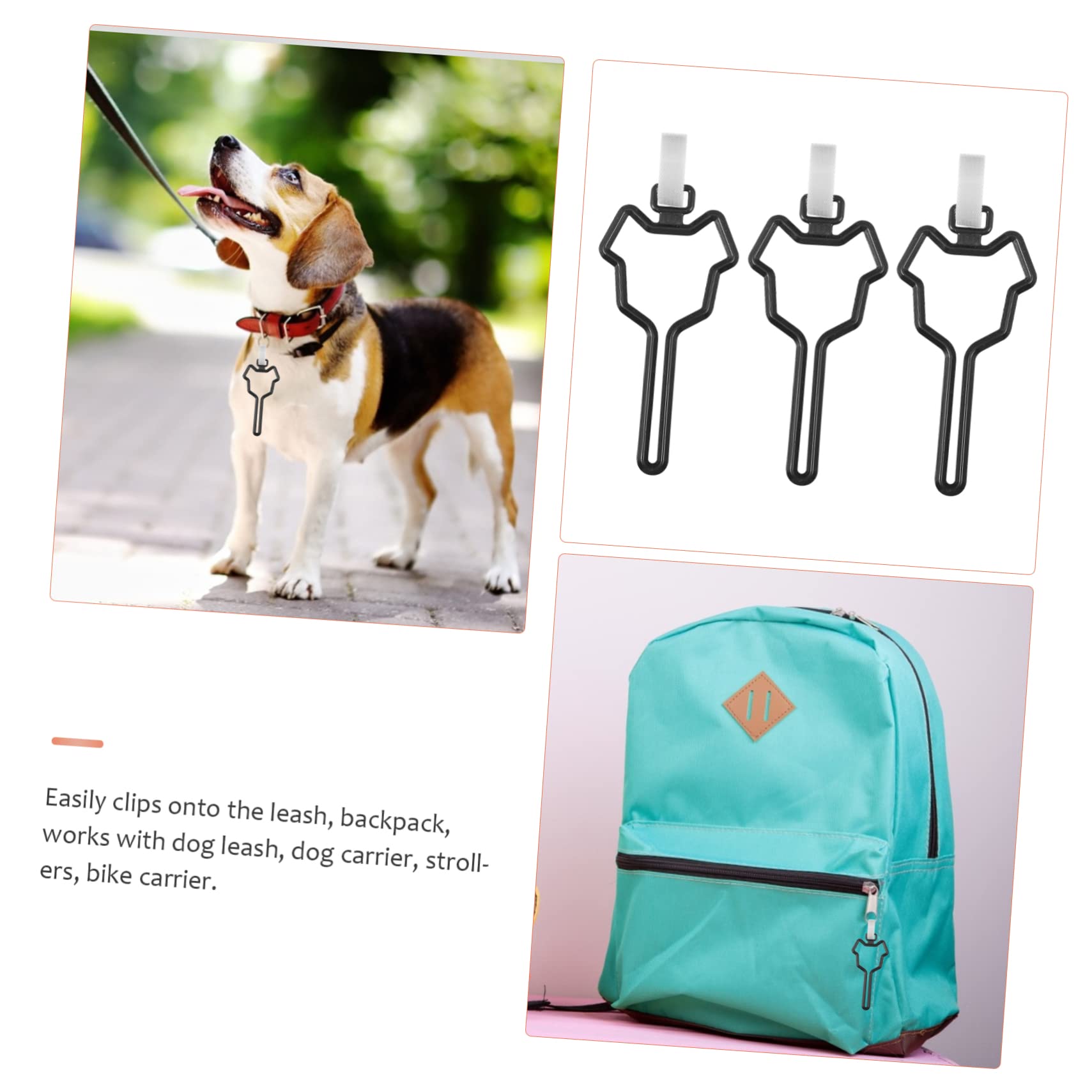 INOOMP 30piezas Soporte De Bolsas Para Excrementos De Clip Inalámbrico Para Transportar Bolsas De Desechos Para De Paseos Sin