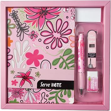 SERVE DEFTER SETI - DESENL  SEKER PEMBE  ZEL KUTUDA